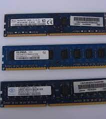 6GB RAM 3 RAMs of 2GB DDR3
