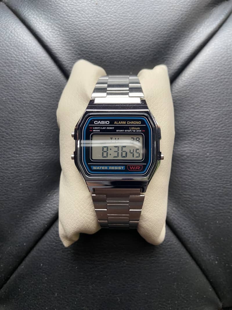 Casio Watch Collection + Wooden Watch Display Case 1