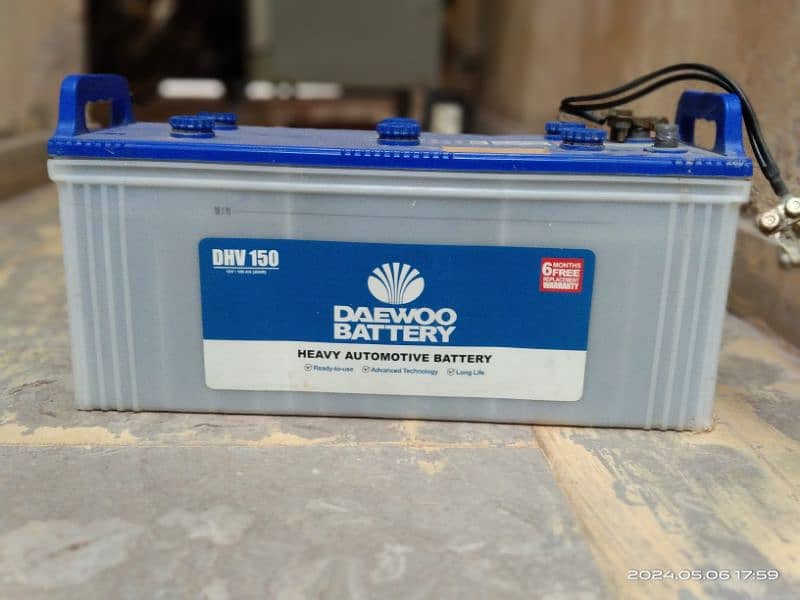 complete set of ups and battery Daewoo battery and home power ups 3
