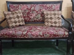 5 seater bedroom/ Lounge wooden sofa chairs set