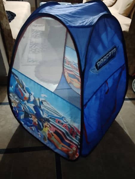 kids tent house , study table and walker up for sale 3