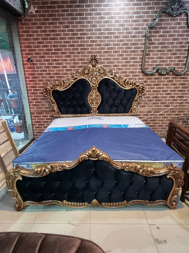 wooden bed/bed set/luxury bed/king size bed/double bed/furniture 4