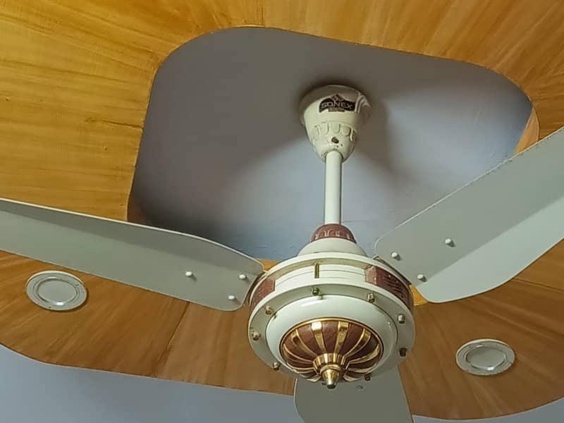 sonex fancy copper fan condition 10\10 slighly used 0