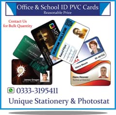 Pvc card print service