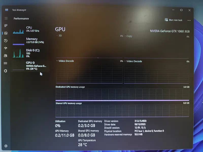1080p Gaming PC Intel Core i3-10100f (10th generation) Nvidia GTX 1060 8