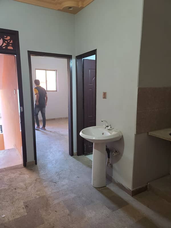Two rooms flat on 3rd floor for sale in Allah wala town 31B 5
