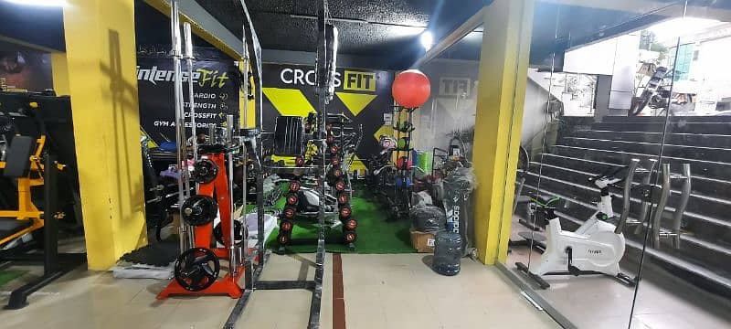 All the Gym Equipments are available 9