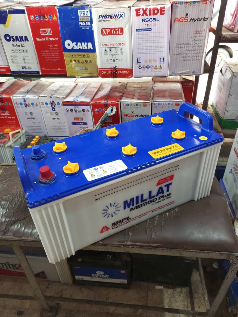 Millat Battery Mp250 27 plates 0