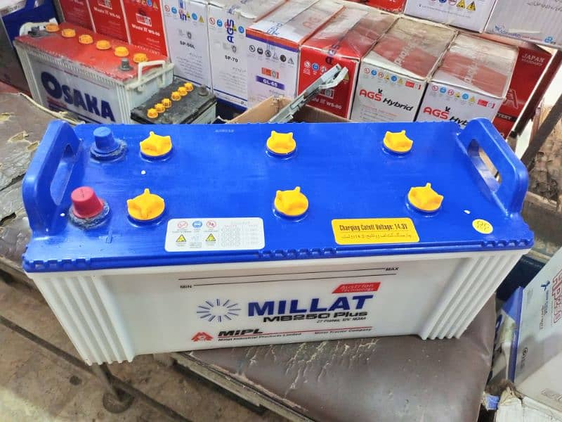 Millat Battery Mp250 27 plates 1