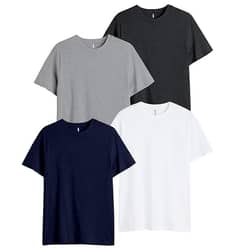 Mens cotton Tshirts pack of 4