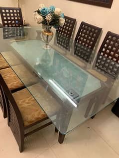 MODERN DINING TABLE & CHAIRS for 8 Persons