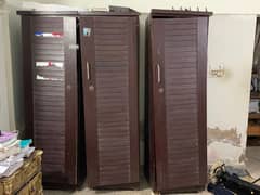 3 1-door cupboards for sale