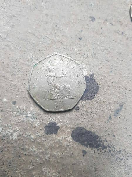 Antique coins 1994 50 pence 1