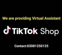 Virtual Assistant service provider Need anyone tiktok Shop VA