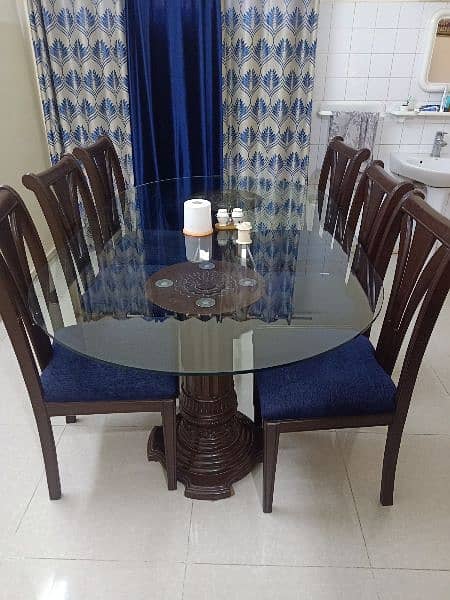 Dinning Table with 6 Chairs for Sale 0