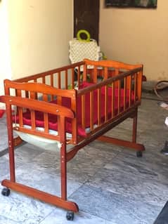 Junior Baby wooden swing cot