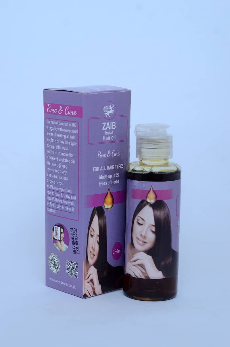 pure&cure Zaib Herbel Hair OIL (40 % Discount) Hurry up 1
