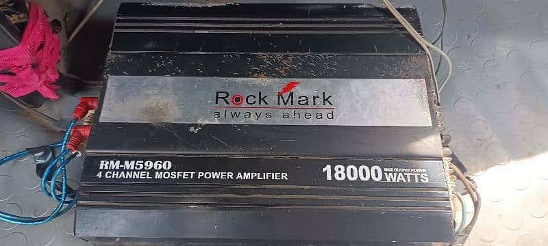 Rock mark RM-M 5960  4 channel MOSFET power amplifier 1