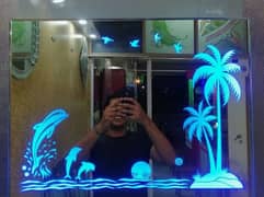 led touch mirror