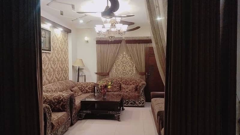 8 Marla lower portion fully Furnished House for rent in Ali block Bahria Town LAHORE 1
