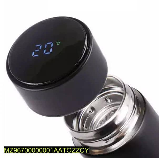 smart thermos water bottle LED digital temperature display 500ml 4