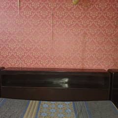 wooden sheesham bed for Sale