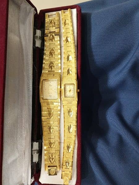 original 22 carid gold plated watch breand new condition 2