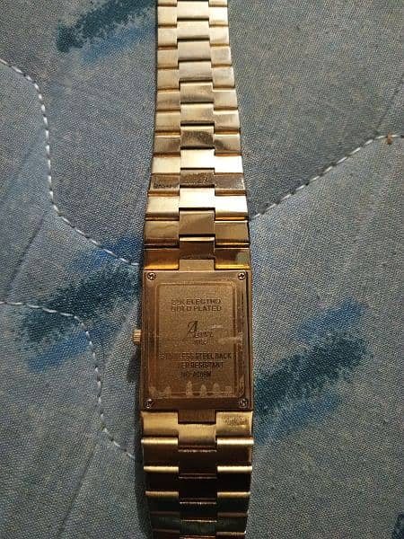 original 22 carid gold plated watch breand new condition 4