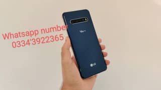 LG v60 5G. full 10 by 10 condition 8/128 Dual Sim / online Punched. .