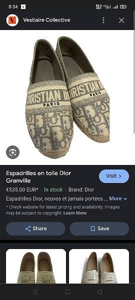 Christian Dior Espadrilles Size: 36 2