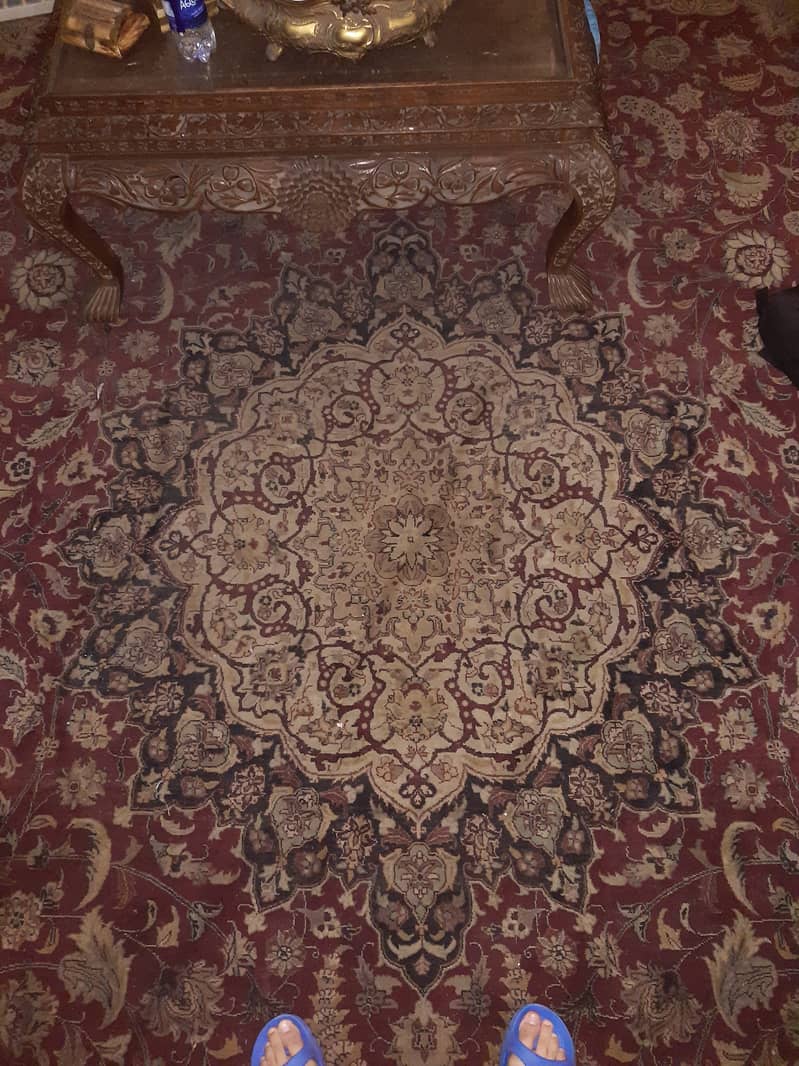 Vintage persian carpet 0