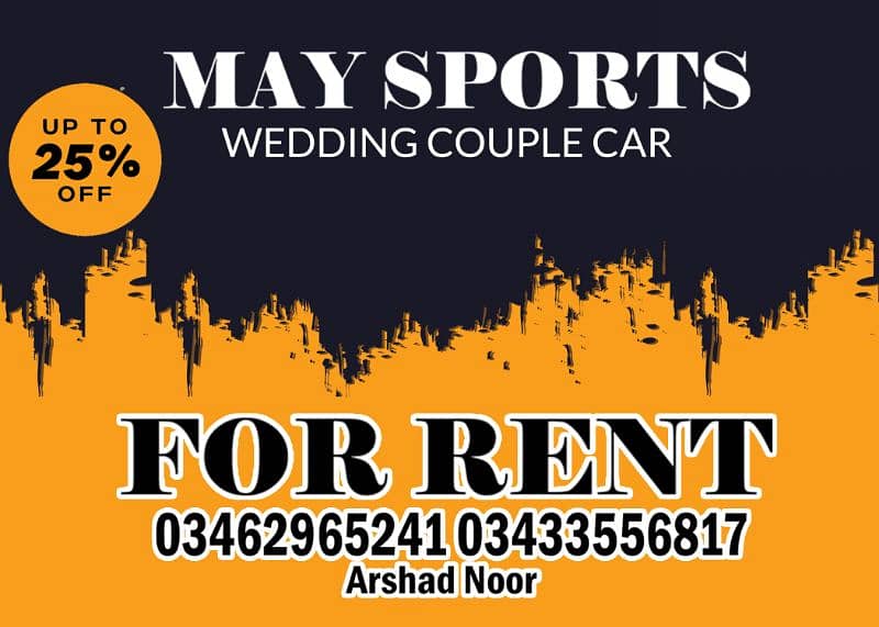 Rent A car car rental services wedding party events 1