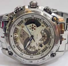 Edifice Casio 100% Orignal Chronograph Men's Watch-EF-550D-7AVDF. 0