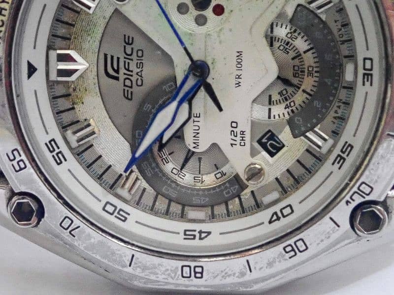 Edifice Casio 100% Orignal Chronograph Men's Watch-EF-550D-7AVDF. 1