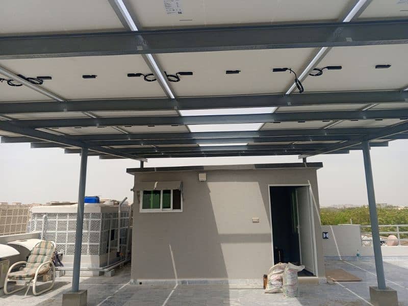 solar panels structure 2