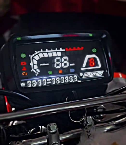 Honda cg 125 digital led display meter and all bikes 1