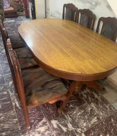 pure wooden 6 seaters dinning tables for sale