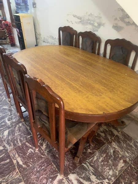 pure wooden 6 seaters dinning tables for sale 1