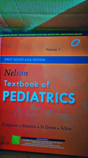 First south Asia Edition Nelson text book of pediatrics 0