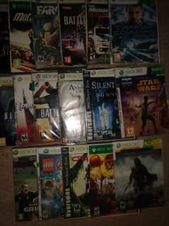 Xbox 360 Kinect Wireless Controler and Games Collection