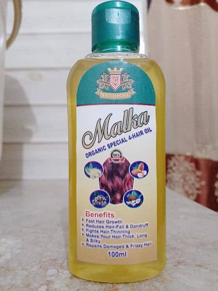 Malka hair oil 4 in 1 organic 100 percent contact 03368424501 0