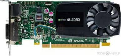 Nvidia Quadro k620,2Gb,128bit,Ddr3. Good For Gaming/Rendering