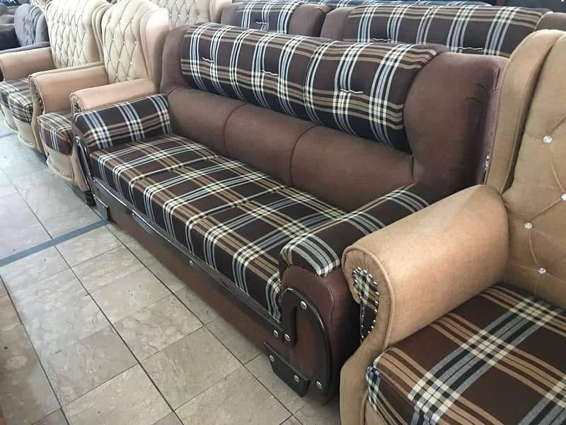 6 seater sofa - Sofa set - sofa set for sale - wooden sofa - Furniture 1