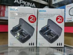 Boyalink wireless microphone | 3in1 Dual | with charging case |