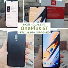 OnePlus 6T with Box 8+256 Official PTA Approved
