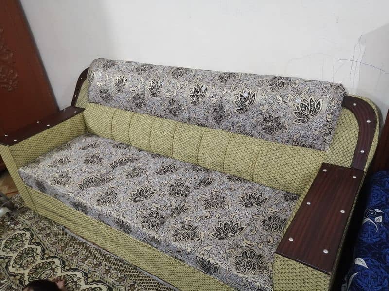 Sofa Set For sale 3 by 2 by 1 ha 6 seater hai 0