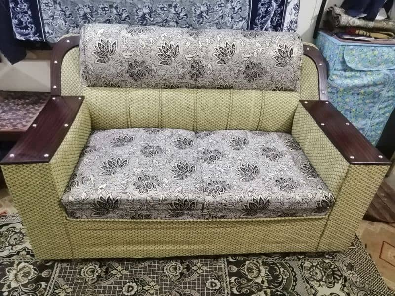 Sofa Set For sale 3 by 2 by 1 ha 6 seater hai 2