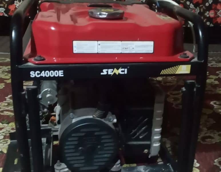 SENCI  / SC4000E
3.5KV /Petrol & Gas/01-month used 
Good Condition 3