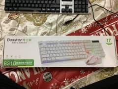Booston gaming keyboard and mouse