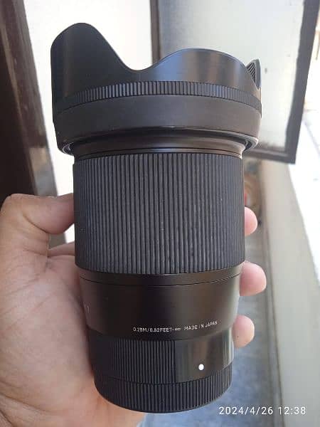 sigma 16mm 1.4 Lens 1